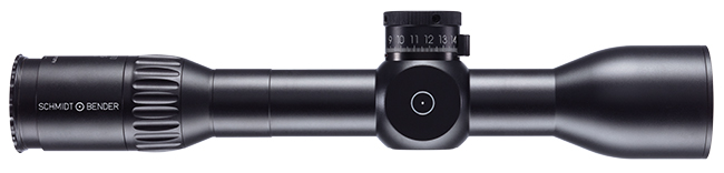 Side view of the new 3-21x50 Exos hunting scope