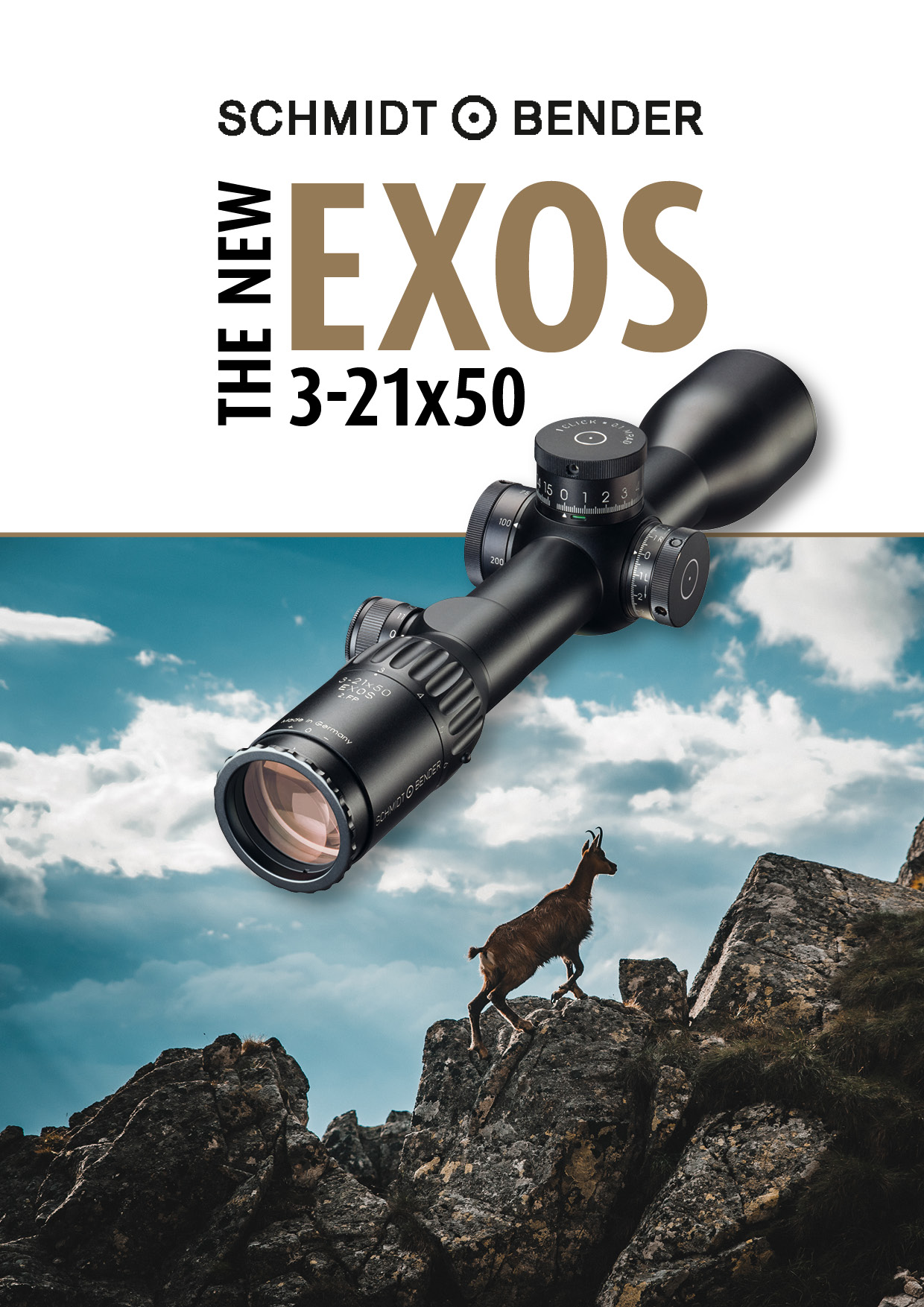 3-21x50 Exos with landscape chamois