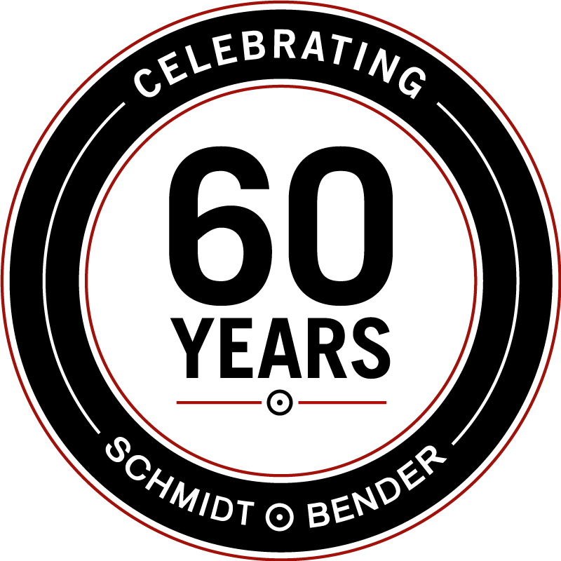 Celebrating 60 Years Schmidt & Bender Logo