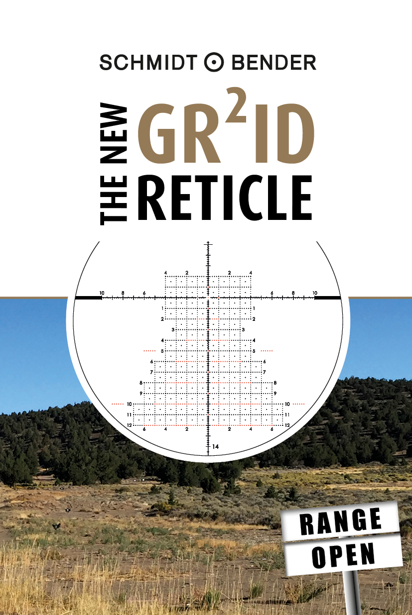 GR²ID reticle with shooting range